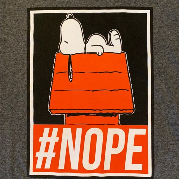 Peanuts | Shirts | Snoopy Nope Tshirt 